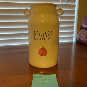 Rae Dunn Halloween Beware Canister